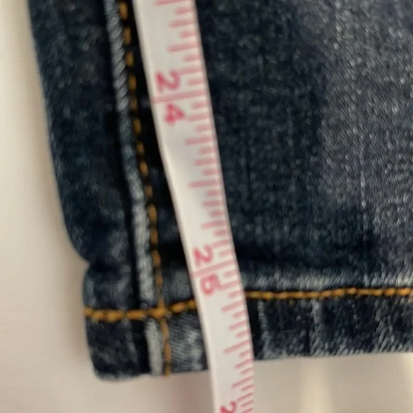 Gap 1969 true skinny ankle dark blue jeans size 27R - Picture 8 of 8